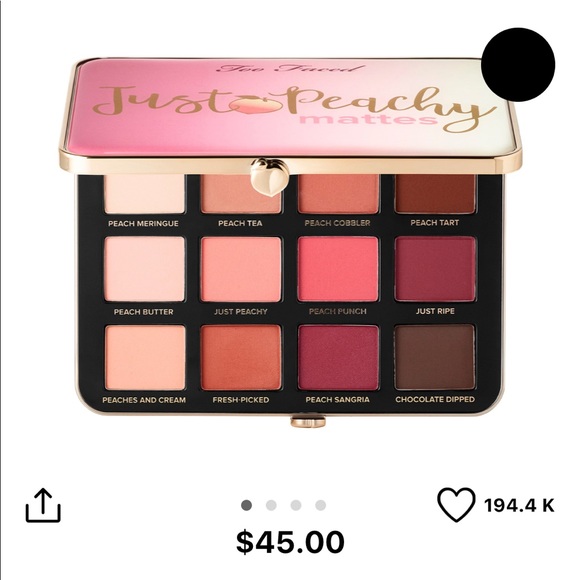 Too Faced Other - Too face just peaches mattes